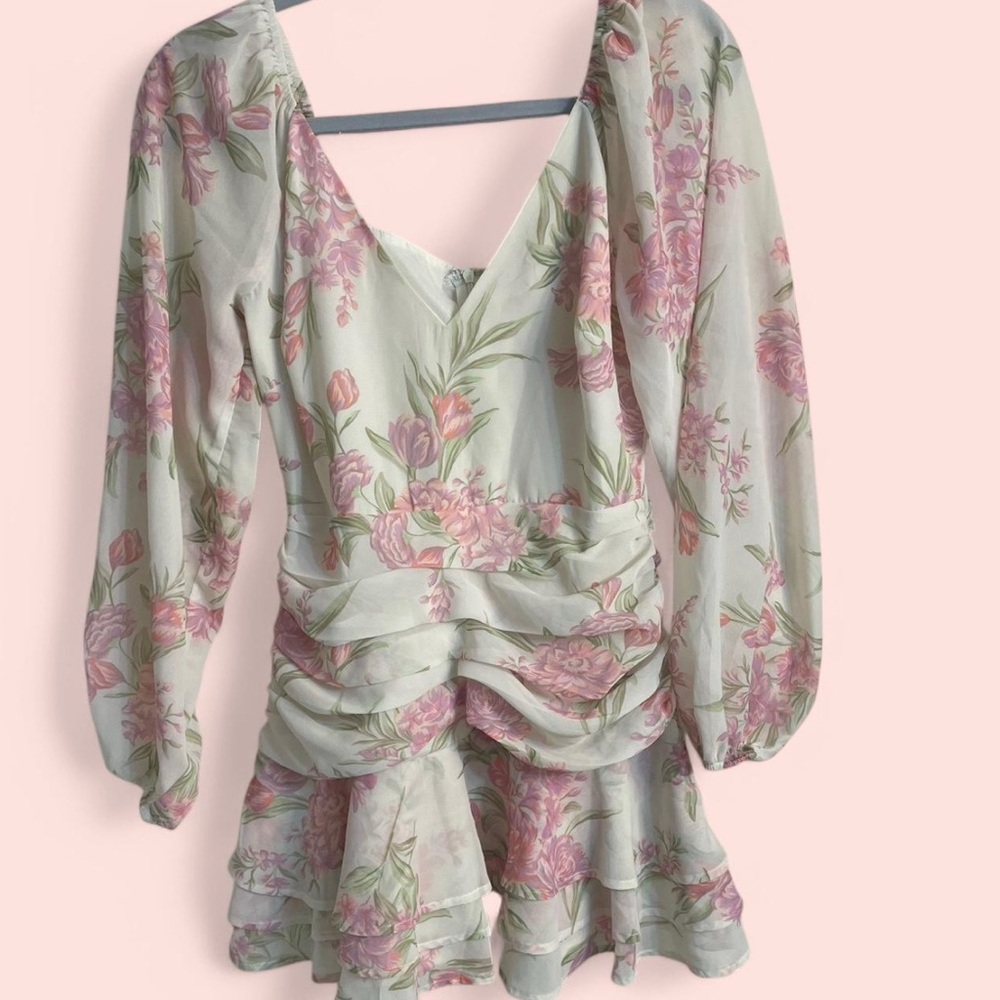 Floral Long Sleeve Dress